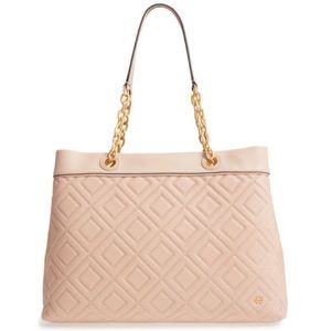 Tory Burch Fleming Quilted 2X Shoulder Strap Bag